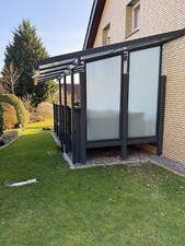 Terrassendach - Glas - Alu ca. 400 X 400 cm
