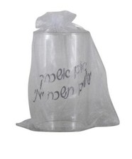 Bräutigam Chuppa Glas klar Hochzeit Tasse -Wenn ich dich vergesse, o Jerusalem- Judaica