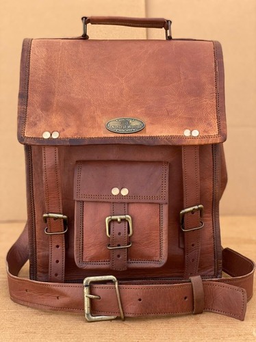 Herren leder vintage laptop - herren,
