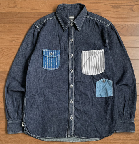 Momotaro jeans patchwork - momotaro,