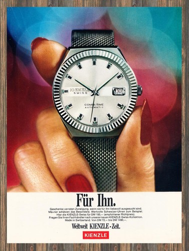 Kienzle uhren reklame - kienzle,