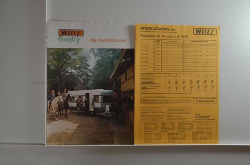 Wolf country wohnwagen - wolf, caravan