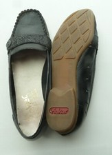 Rieker Antistress Slipper Gr. 40 - Schwarz - Loafer Halbschuhe Mokassins