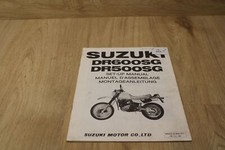 Suzuki DR600SG/DR500SG Montageanleitung 99505-01356-011  1986 xb8404
