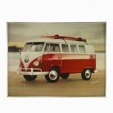 VW T1 Bulli Beach Kunstdruck