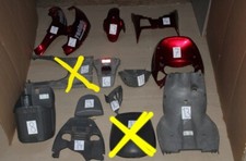 Beinschild innen Hyosung SF50 Racing Abdeckung Verkleidungsteile Helmfach Sitz