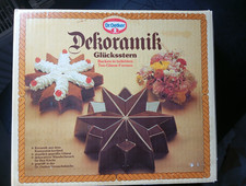 Dr.Oetker Dekoramik Glücksstern Weihnachtsstern Backform 3- D Top!