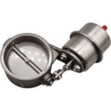 63mm 2,5" Überdruck Auspuffklappe Klappensteuerung Klappenauspuff geschlossen