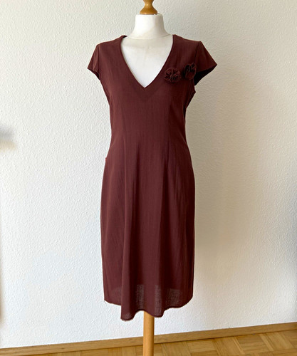 Leinenkleid rot braun von - rot-braun,