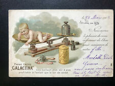 Litho (85) Werbekarte für Galactina Kindermilch, Farine Lactée, 1903