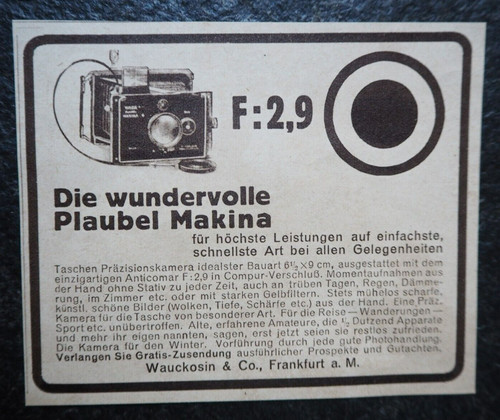 Die wundervolle plaubel makina - plaubel,