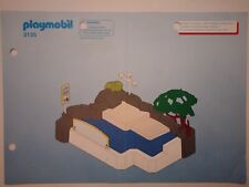 Playmobil Bauanleitung 3135 Seehundbecken A5 ,4 Seiten