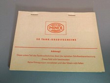 Minol tankscheine veb - 50,