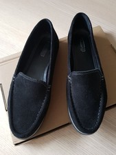 Mokassins, Damen, schwarz