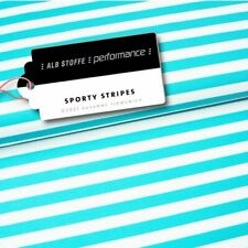 Albstoffe PERFORMANCE Funktionsjersey - sporty stripes aqua, Hamburger Liebe