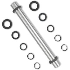 Nudelholz Edelstahl mit