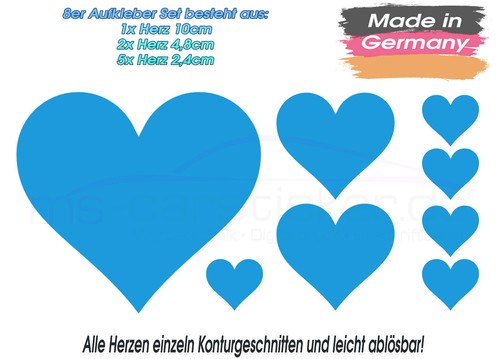 Set auto aufkleber - er,