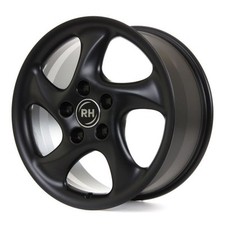 1x RH AH TURBO racingschwarz lackiert 8.5Jx18 5x130 ET46