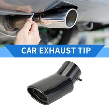 gebogene Auspuffblende mit