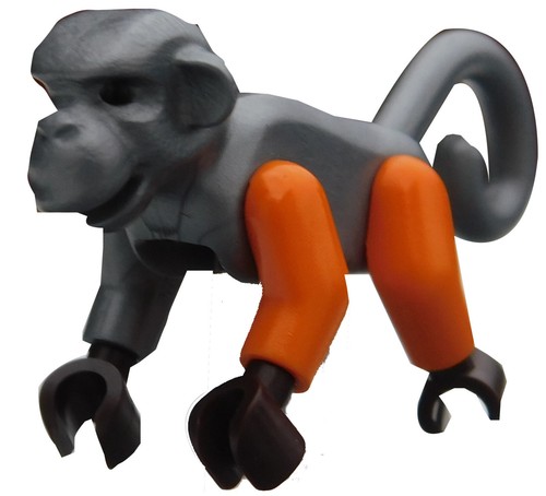 Lego affe silber flat - in, (flat