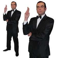 HERREN SCHWARZER ANZUG
