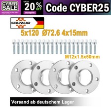 5x120 Spurplatten Spurverbreiterung 72,6 4x15mm für BMW Distanzscheiben