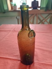 Anike alte Weinflasche " Aux Caves De France "  Weinhandel Nier um 1880