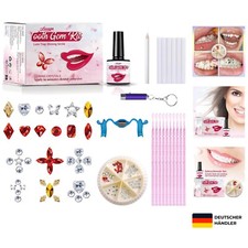 Zahnschmuck Set Kristall DIY