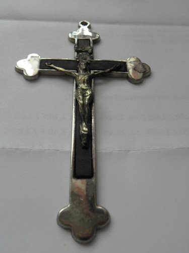 Antikes sterbekreuz kruzifix - ,