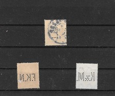 Altdeutschland BAYERN 1911 + 1919, MiNr. 78 + 123 mit PERFIN-Lochungen