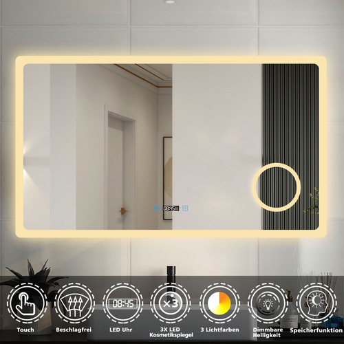 Badspiegel mit led - mit,
