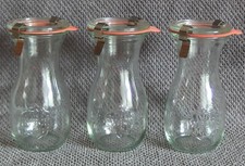TOP-ZUSTAND - 3x - 250 ml - Weckglas - Karaffe Flasche Saftflasche - 1/4 Liter