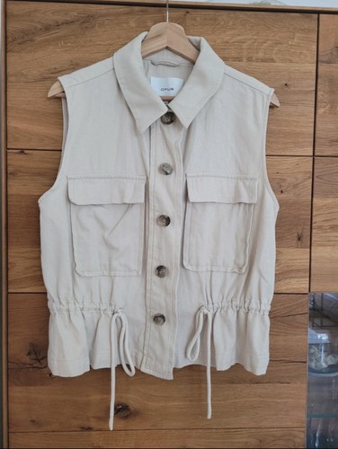 Opus weste beige baumwolle - opus, 38