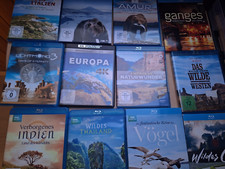 Blu-ray Auswahl Sammlung 3D Aktion Abenteuer Fantasy Filme Dokumentationen