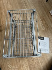 Regal 2 Korb-Auszügen Basics Regal mit 2 Korb-Auszügen Silberfarben Büro Ablage