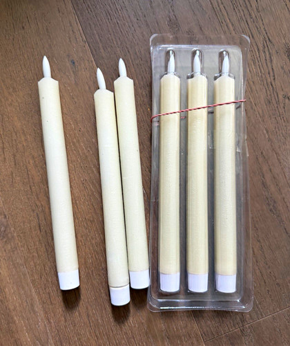 Led stabkerzen creme - stabkerzen,