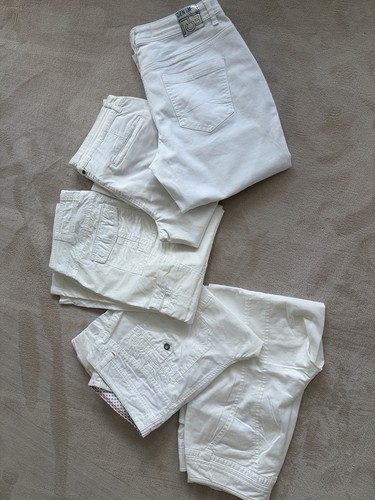 Weiße damenhosen - 5,