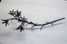 Alter geschmiedeter Ausleger Blumen Lilie Kunstschmied um1800