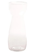 Transparente Glas Vase Flaschenform Modern Minimalistisch Skandinavisch Deko