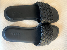 Esprit Sandale Pantoletten schwarz NEU