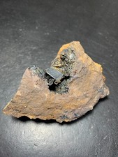 Goethit ps.n. Fluorit, Zwei-Brüder-Fundgrube, Geilsdorf, Vogtland, Sachsen