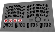 Spengle giro black decal - black,