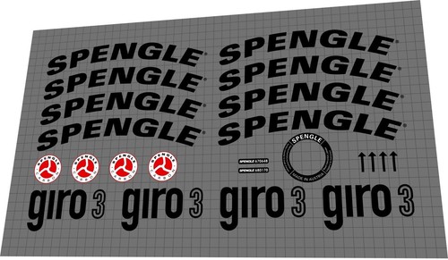 Spengle giro black decal set - giro,