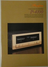 Accuphase P-4100 Faltblatt Prospekt Werbung H-25959