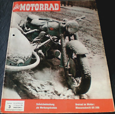 Das Motorrad 03/56 Messerschmitt KR 200, Ernst Riedelbauch, Motorradentwicklung