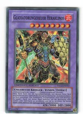 Yugioh GLADIATORUNGEHEUER HERAKLINOS , tdgs-dese2 Super Rare deutsch Near Mint