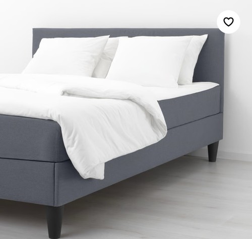 Bett 140x200 grau - bett,