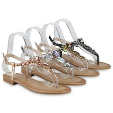 Damen Sandalen Zehentrenner