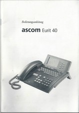 Bedienungsanleitung ascom Eurit 40 deutsch