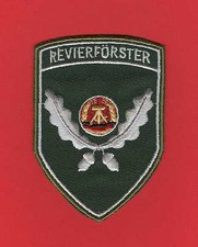 DDR Forst Ärmelaufnäher mit